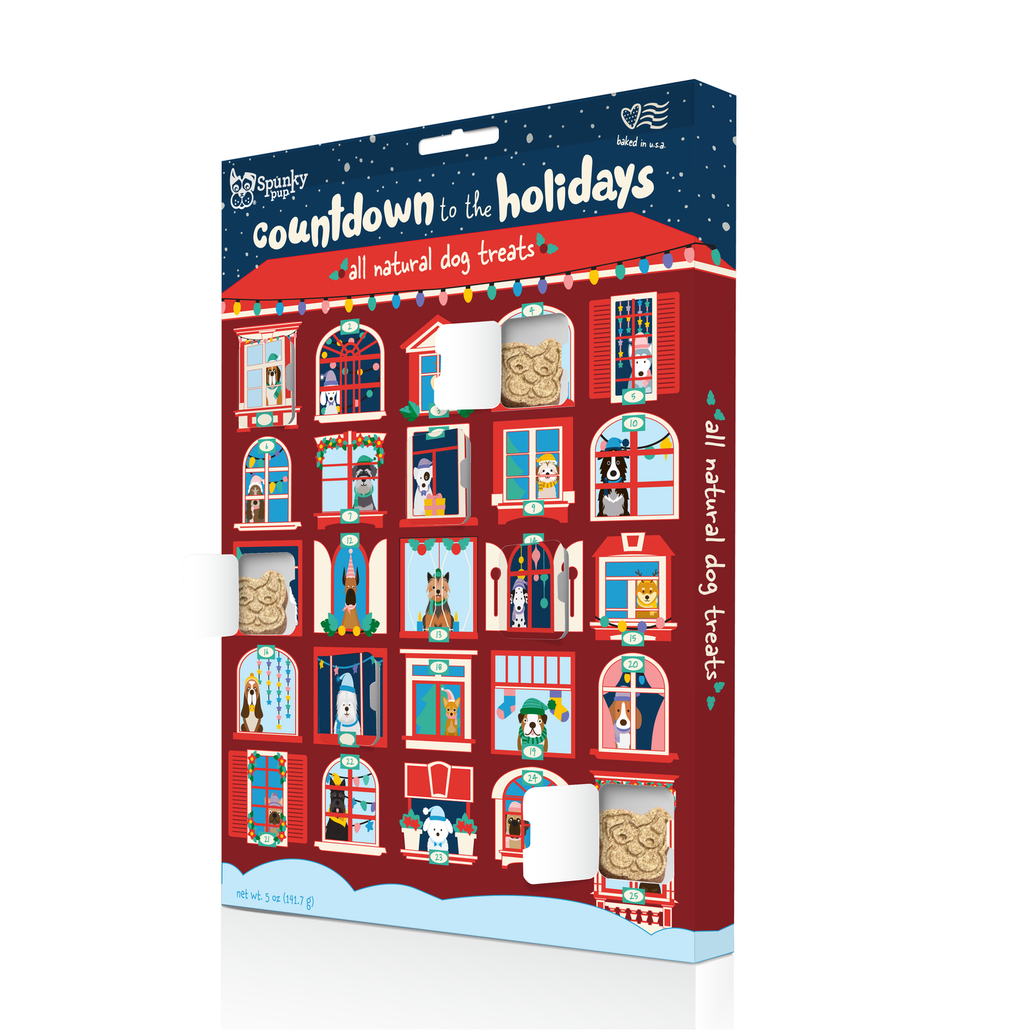 Advent Calendar - 25 Days of Dog Treats - Holiday