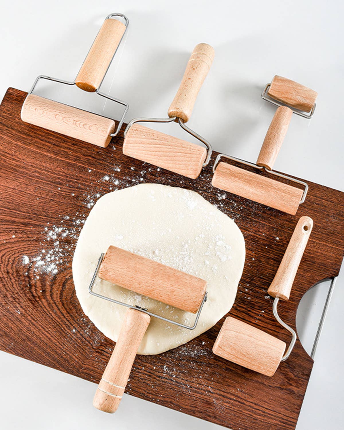 Wooden Pastry Pizza Rolling Pin