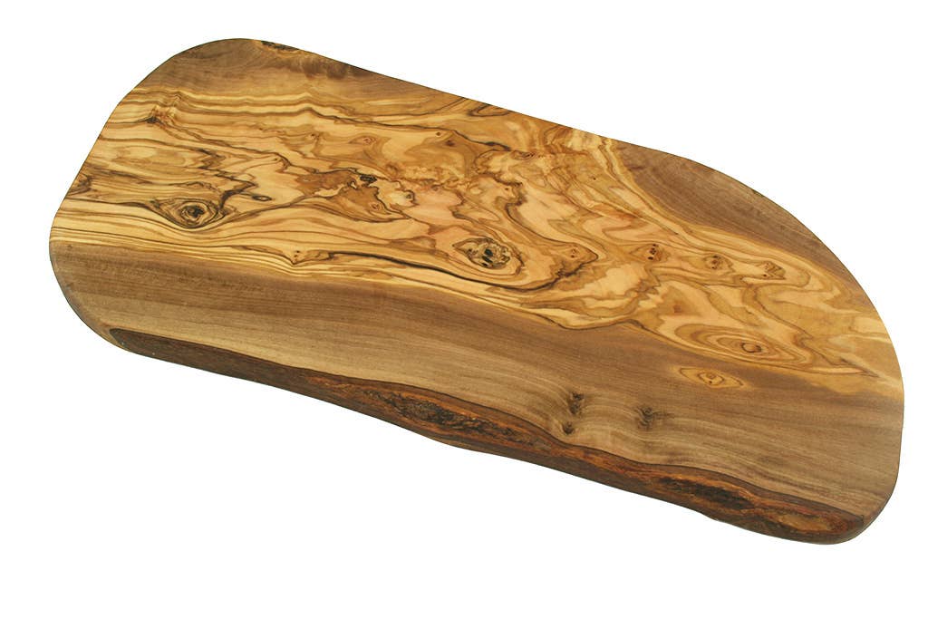Natural cut cutting board 40 cm olive wood