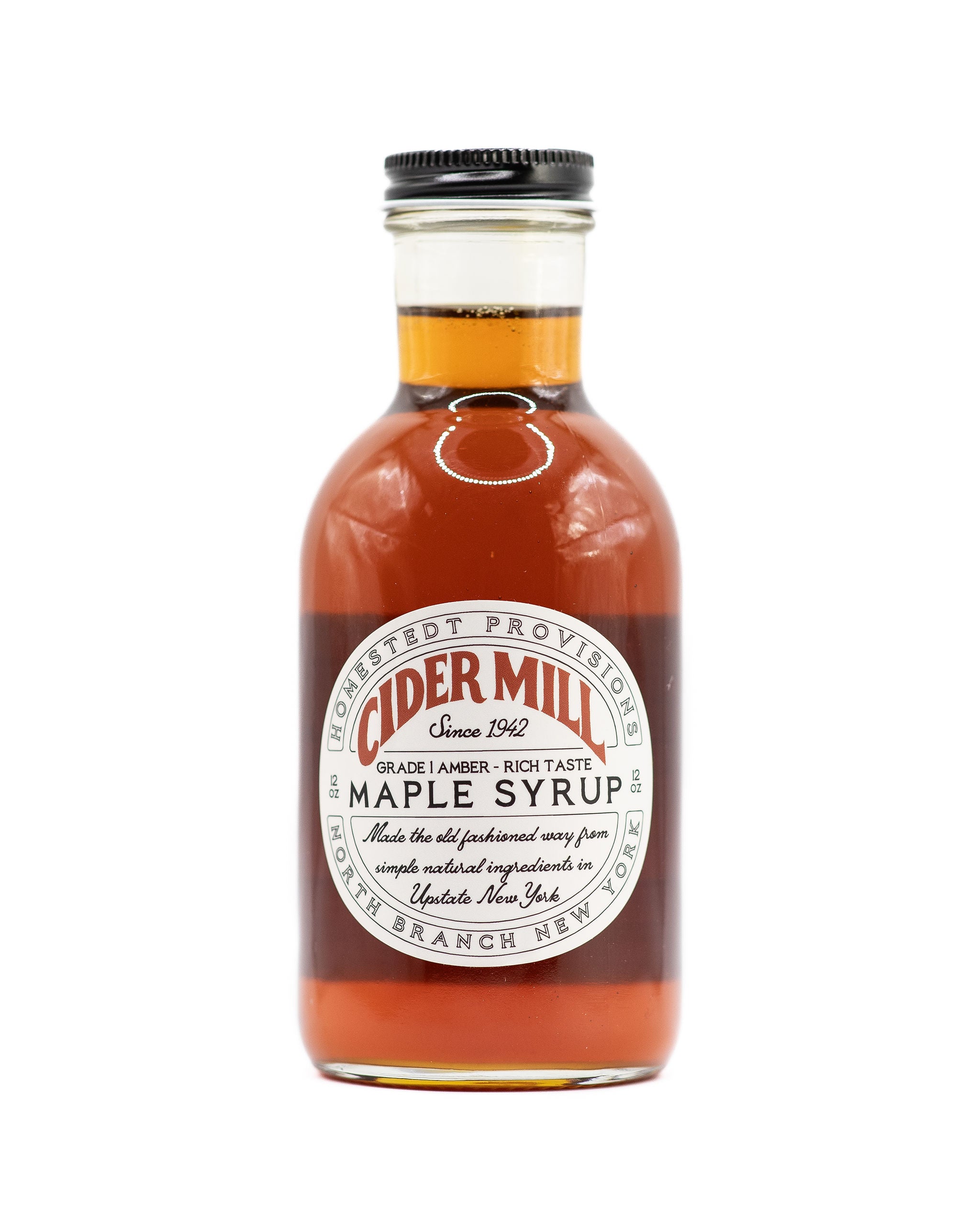 Cider Mill Maple Syrup Grade 1 Amber Homestedt