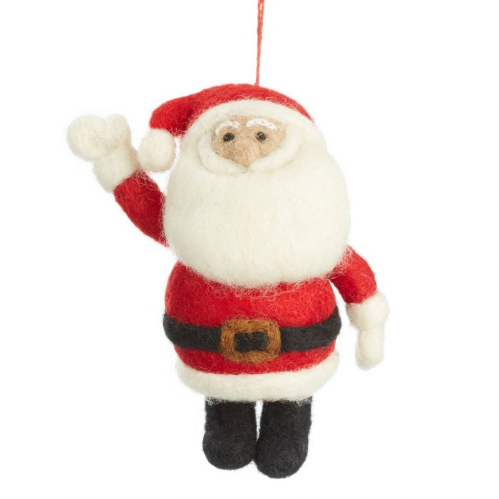 Felt Tree Decoration - Santa