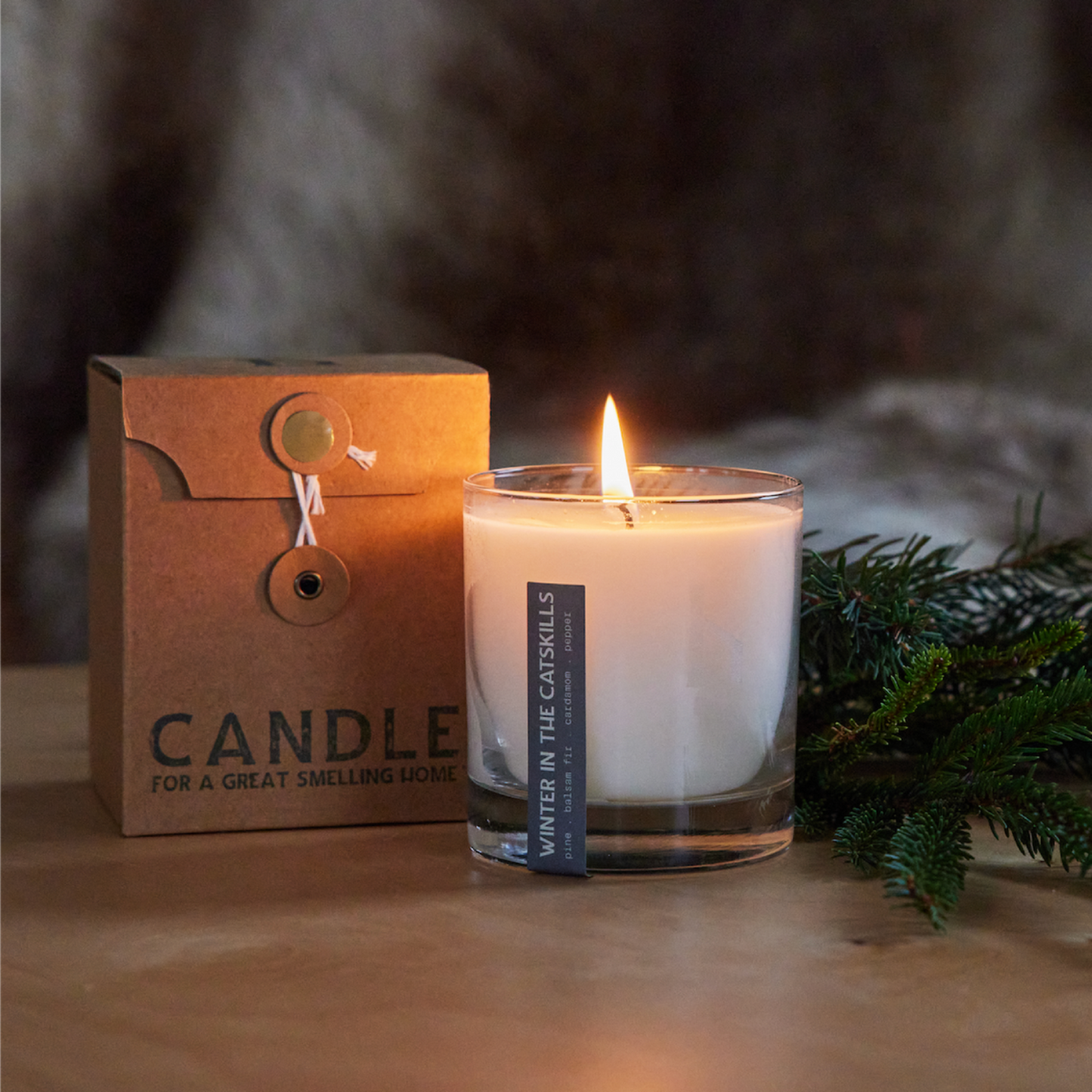 Homestedt Seasons in the Catskills candle - Winter