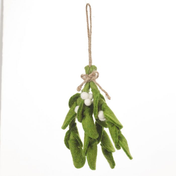 Felt Tree Decoration - Mistletoe