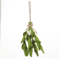 Felt Tree Decoration - Mistletoe