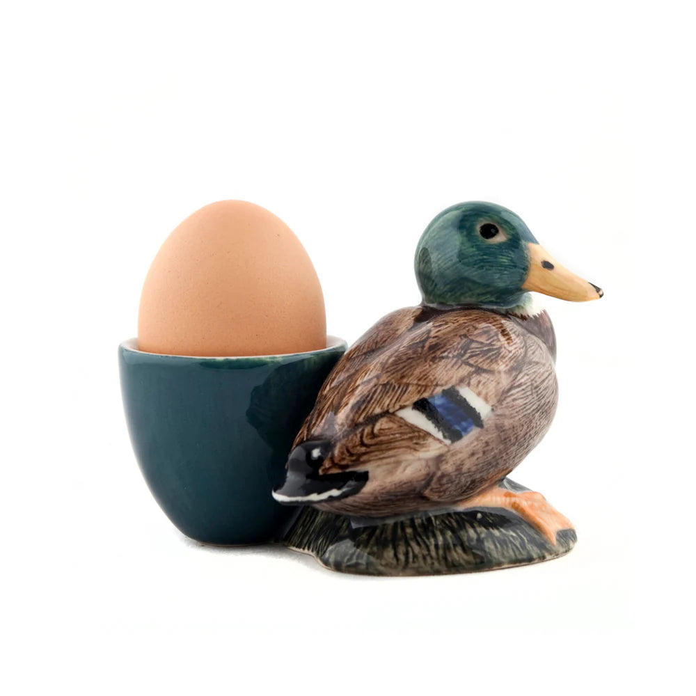 Mallard duck with Egg Cup