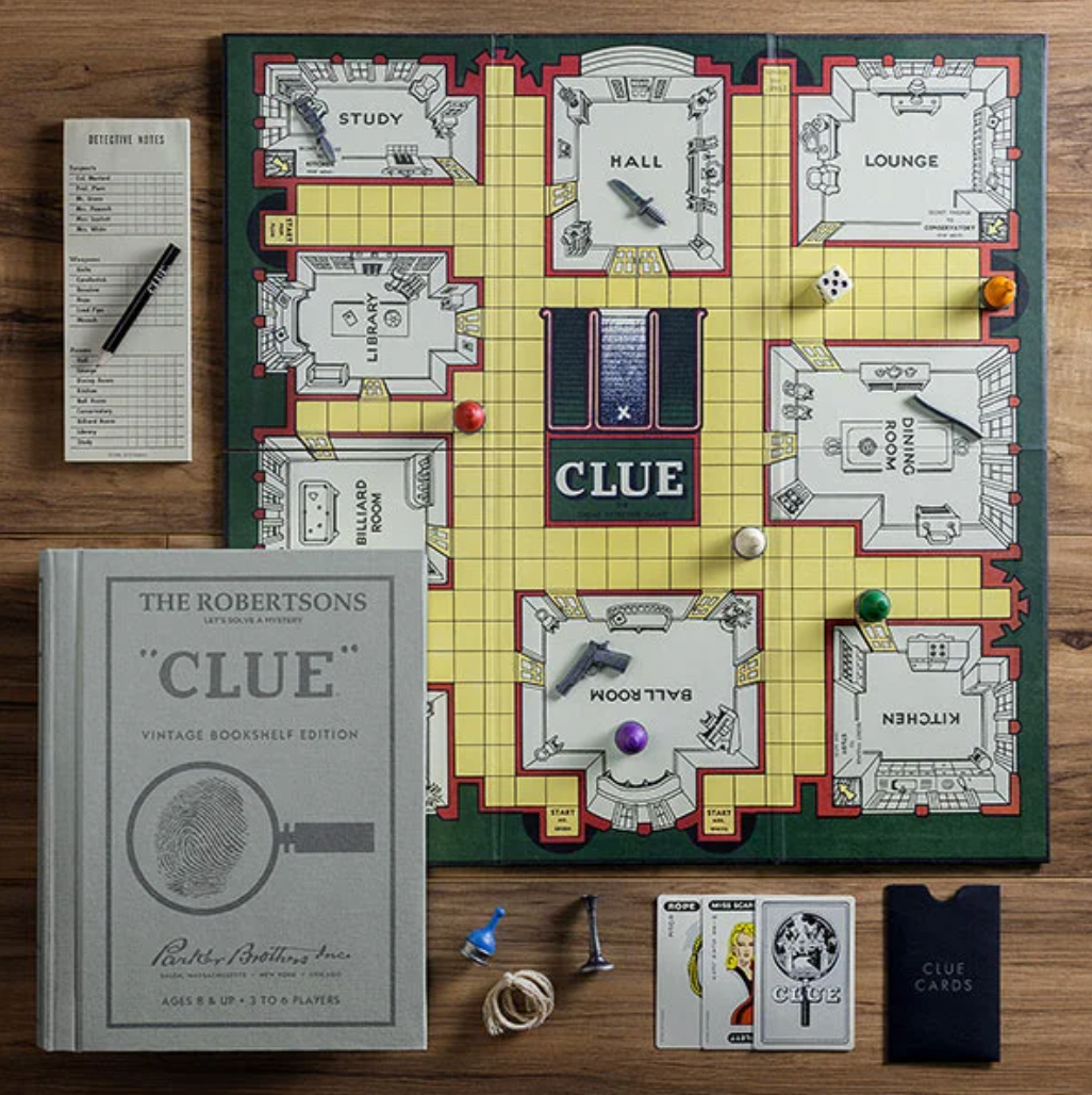 Clue Vintage Linen Book Edition