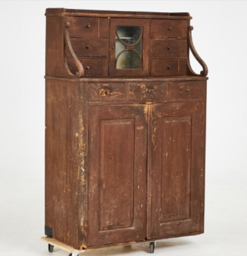 Brown Painted Sideboard c. 1900