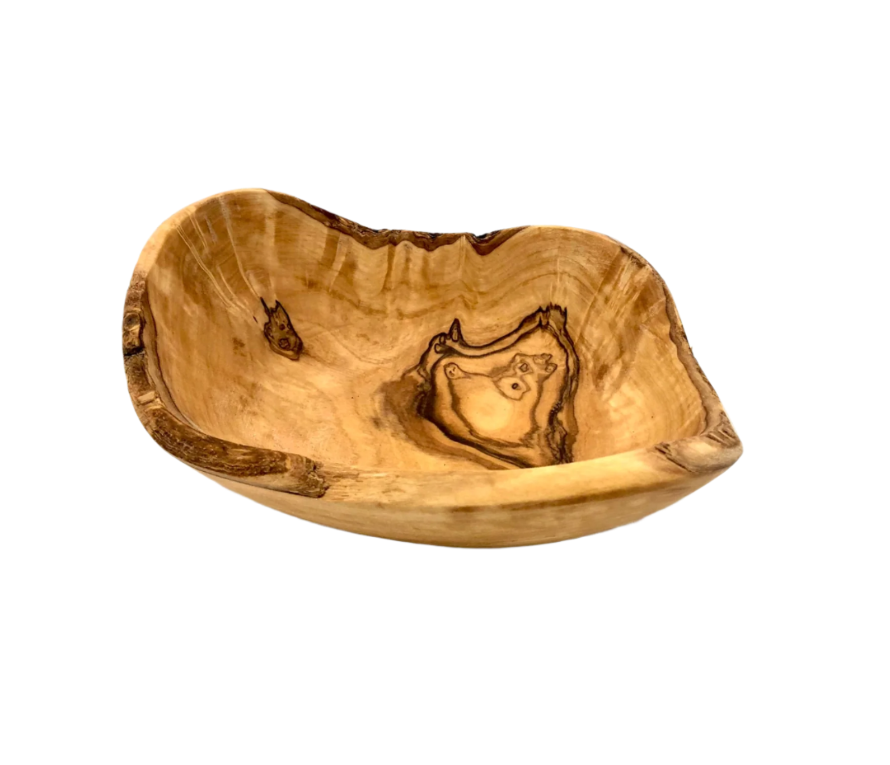 Rustic Olive Wood Bowl (12 — 14 cm)