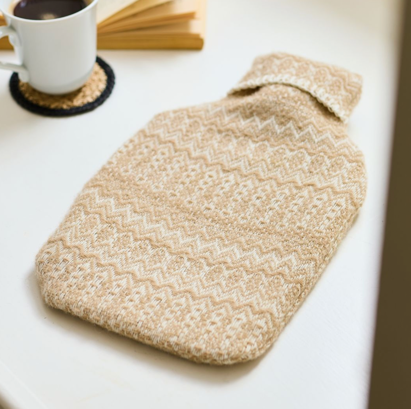Faire Isle Oatmeal British Wool Water Bottle