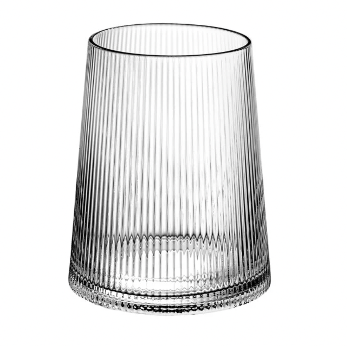 Ripple Glass Stemless Wine Glass