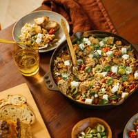 Smithey Farmhouse Skillet No. 12 serving