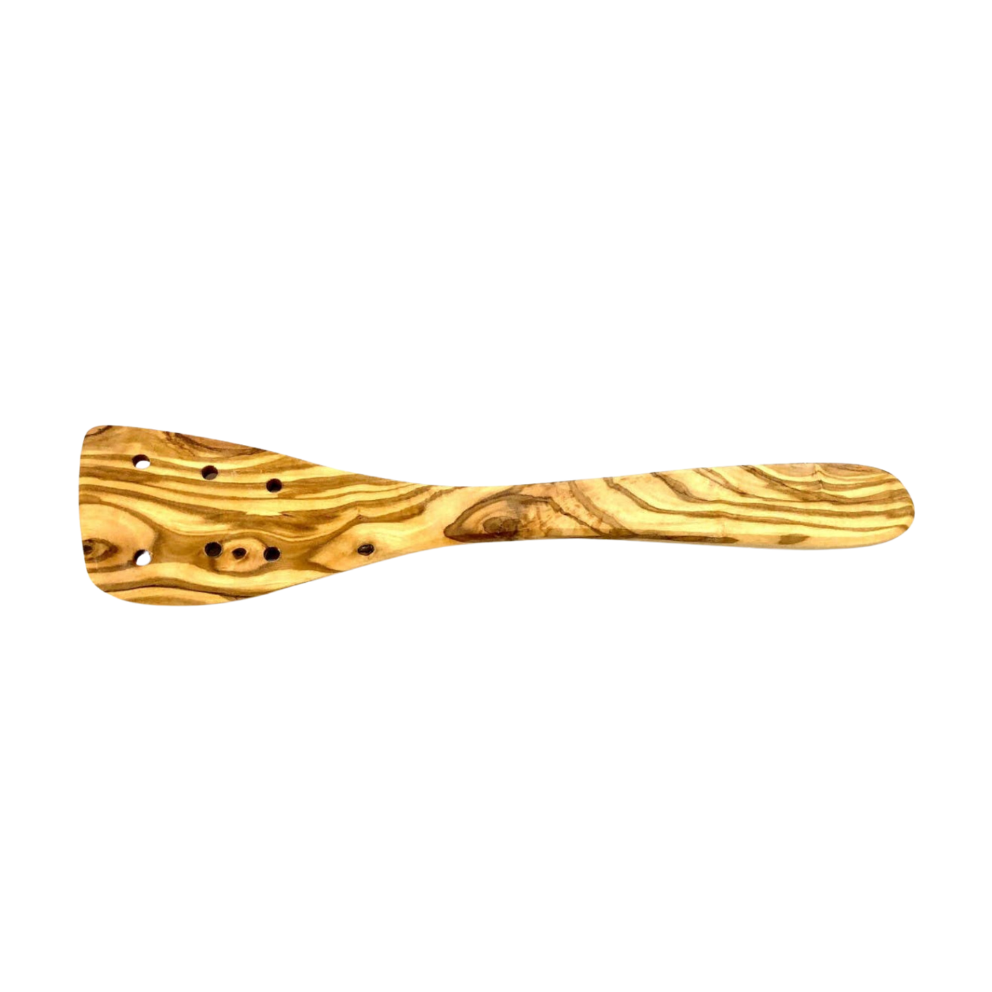 Olive Wood Spatula with Holes (30cm)