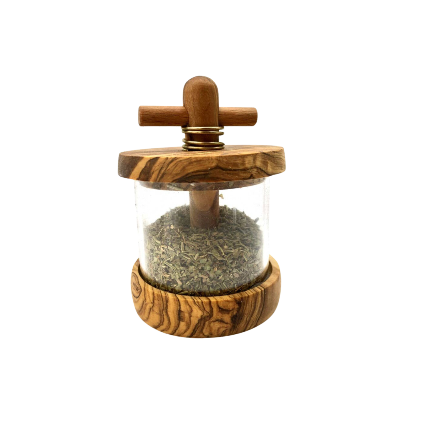 Olive Wood Herb Grinder