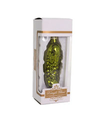 4"HAND BLOWN GLASS PICKLE ORNAMENT