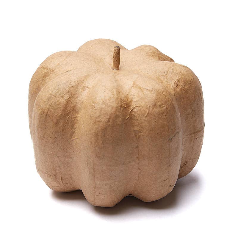 4-1/4" Paper Mache Pumpkin