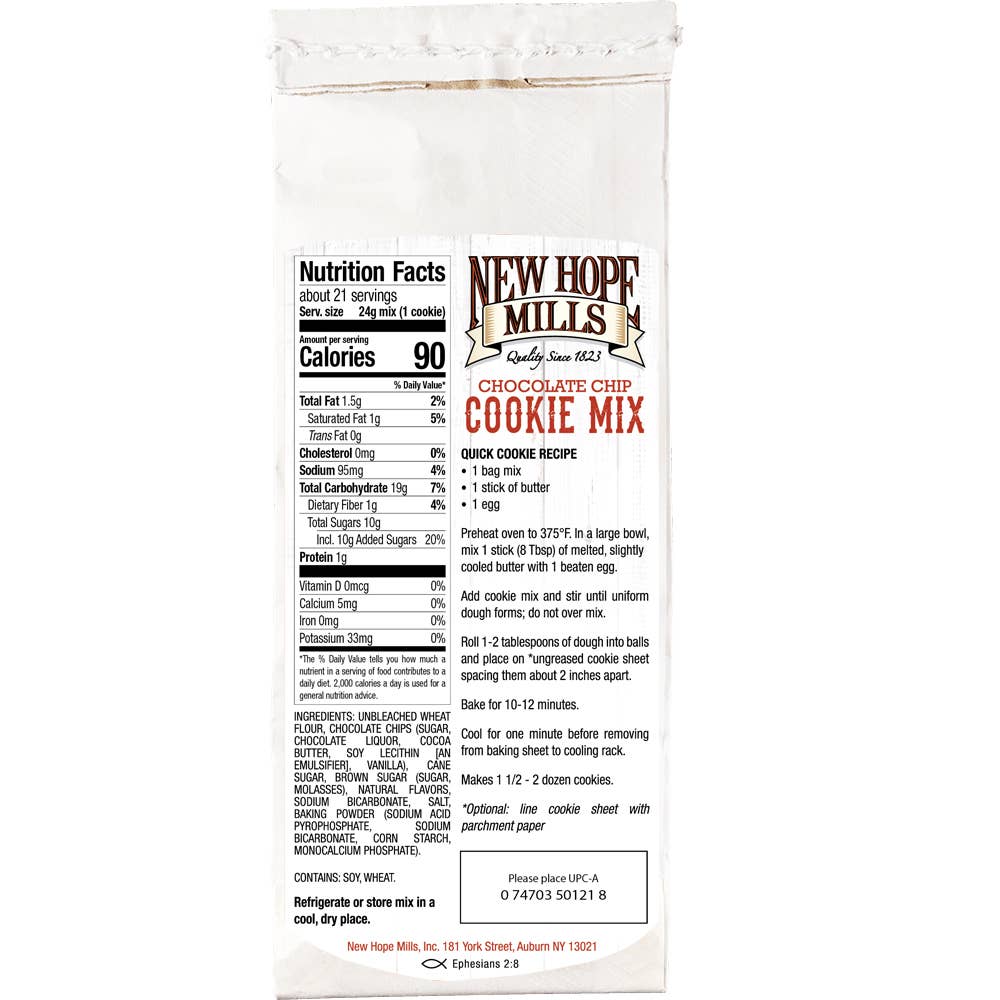 Chocolate Chip Cookie Mix