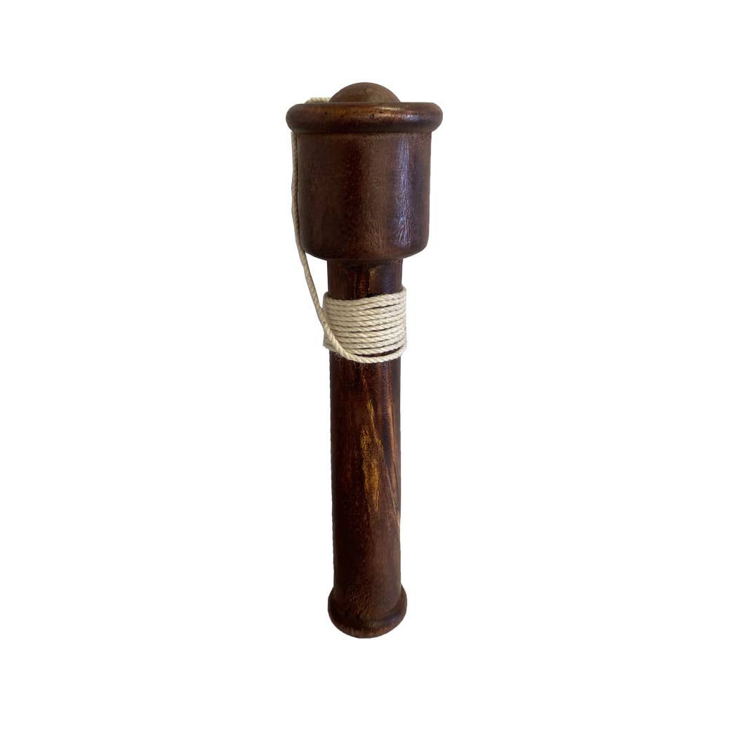 Wooden Cup and Ball Game in Cloth Bag | 6” | Games