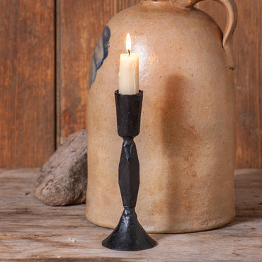 Cast Iron Taper Candle Holders - 6.5 inch