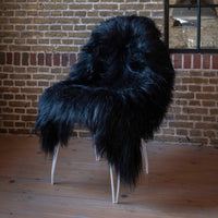 Icelandic Black Long Sheepskin