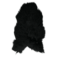 Icelandic Black Long Sheepskin