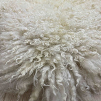 British Curly Sheepskin Ivory