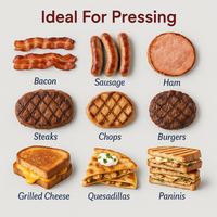 HIC Kitchen Bacon Press And Steak Weight