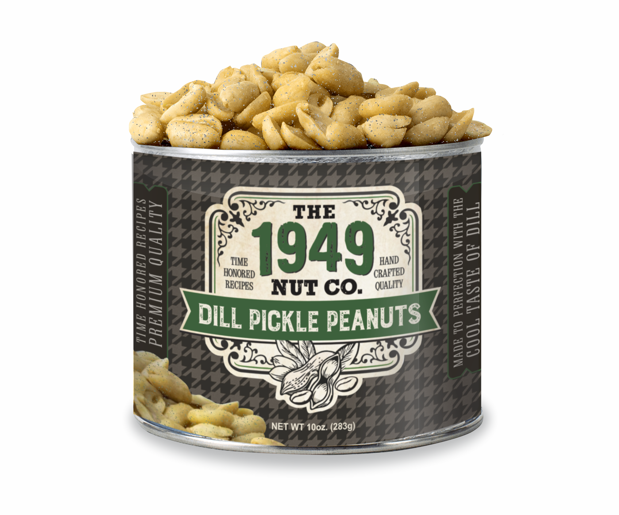 10 oz Dill Pickle Peanuts 1949 Nut Company