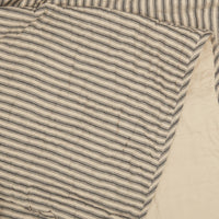 Sawyer Mill Charcoal Ticking Stripe Luxury King Quilt