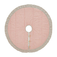Sawyer Mill Red Ticking Stripe Tree Skirt 36
