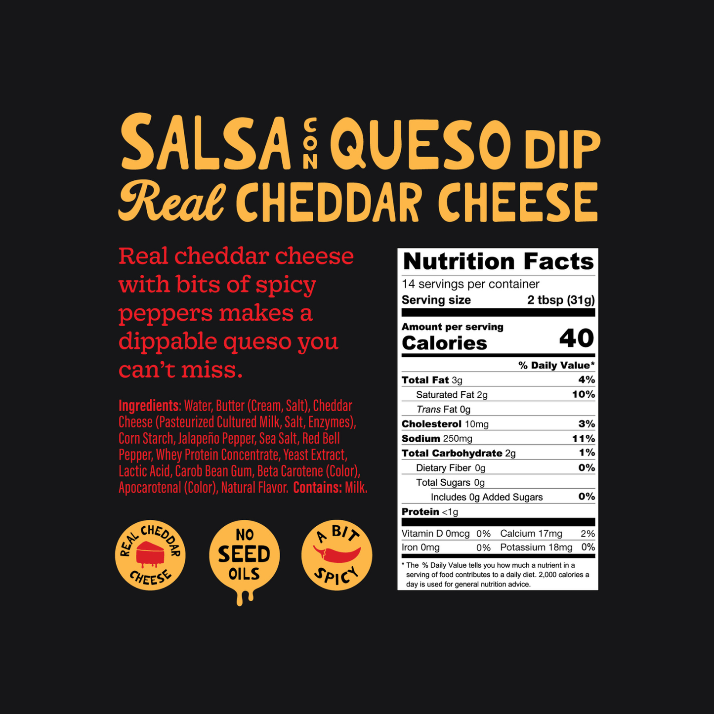 Salsa Con Queso Cheese Dip - Drippy