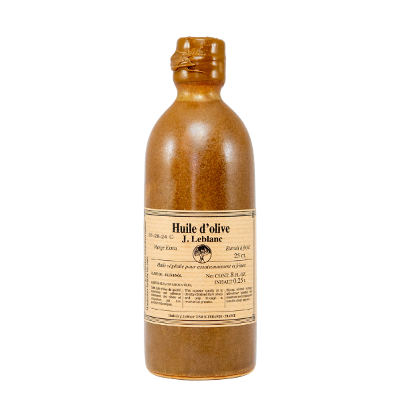 LeBlanc Stone Bottle Extra Virgin Olive Oil 8oz