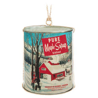 Maple Sugar Shack Ornament-4"H