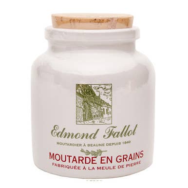 Edmond Fallot Old Fashion Grain Mustard Stone Jar 9oz