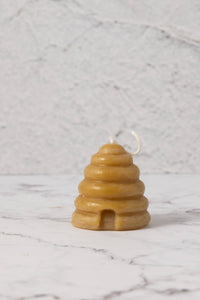 Skep Hive Beeswax Candle