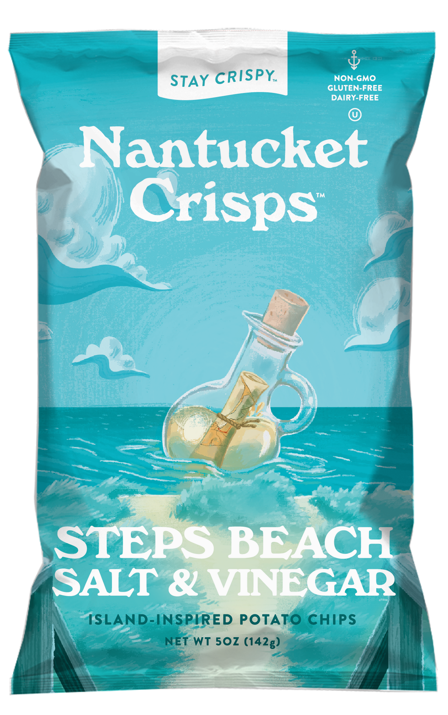 Nantucket Crisps Steps Beach Salt & Vinegar 5oz