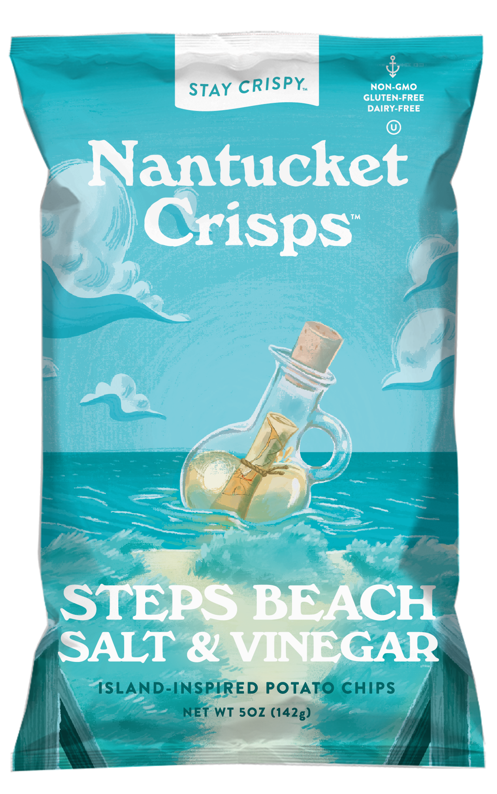 Nantucket Crisps Steps Beach Salt & Vinegar 5oz