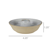 Lyna Taper Holder, Ceramic