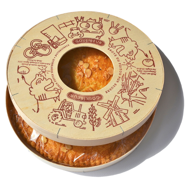 Goulibeur Large Shortbread Wooden Box 13.4oz