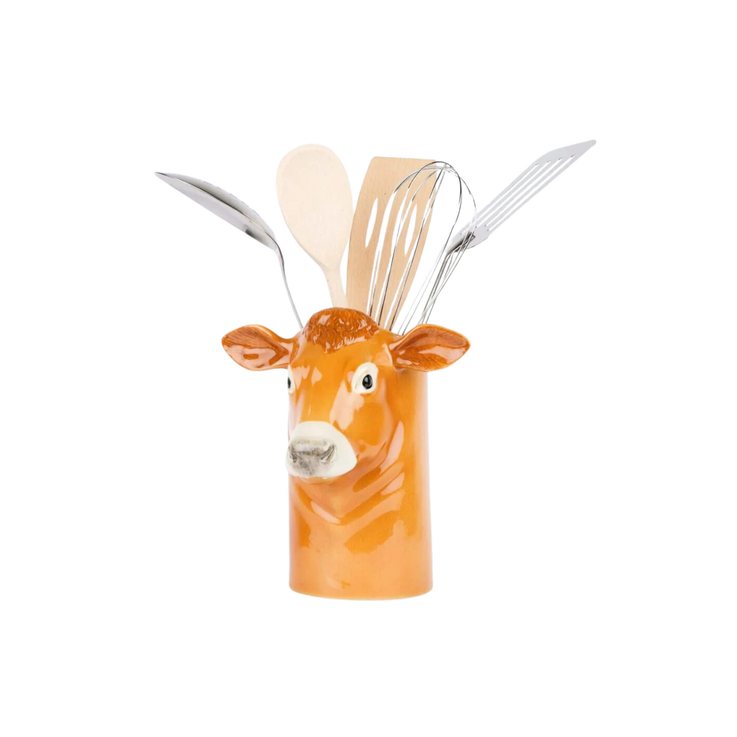 Jersey Cow Utensil Pot