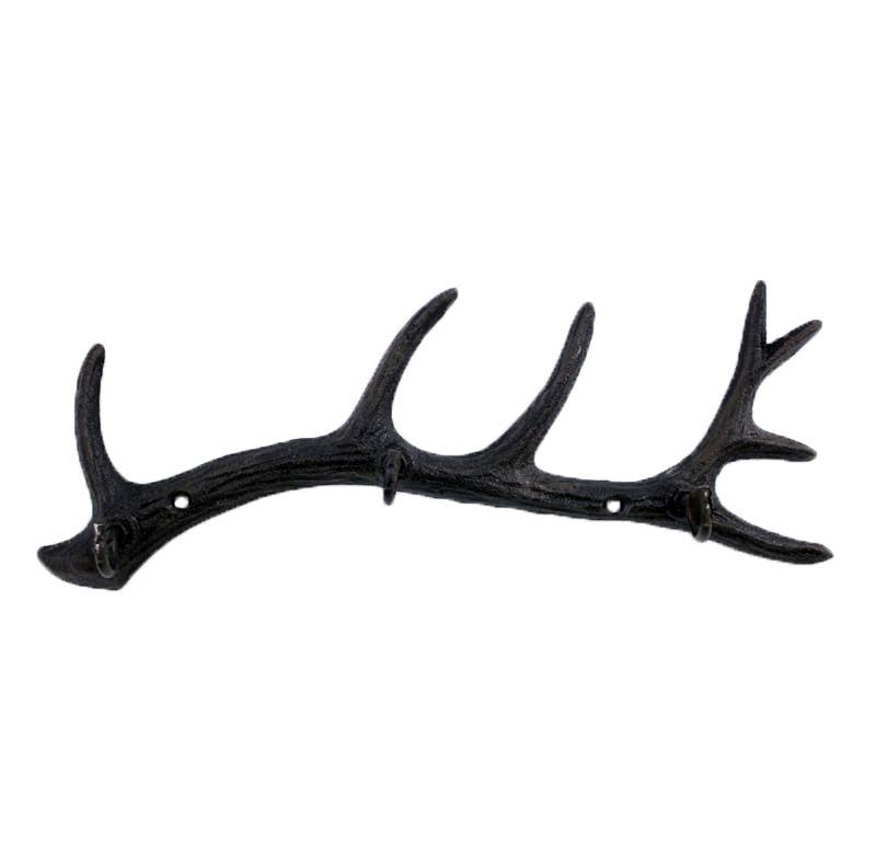 Cast Iron Antler Triple Hook