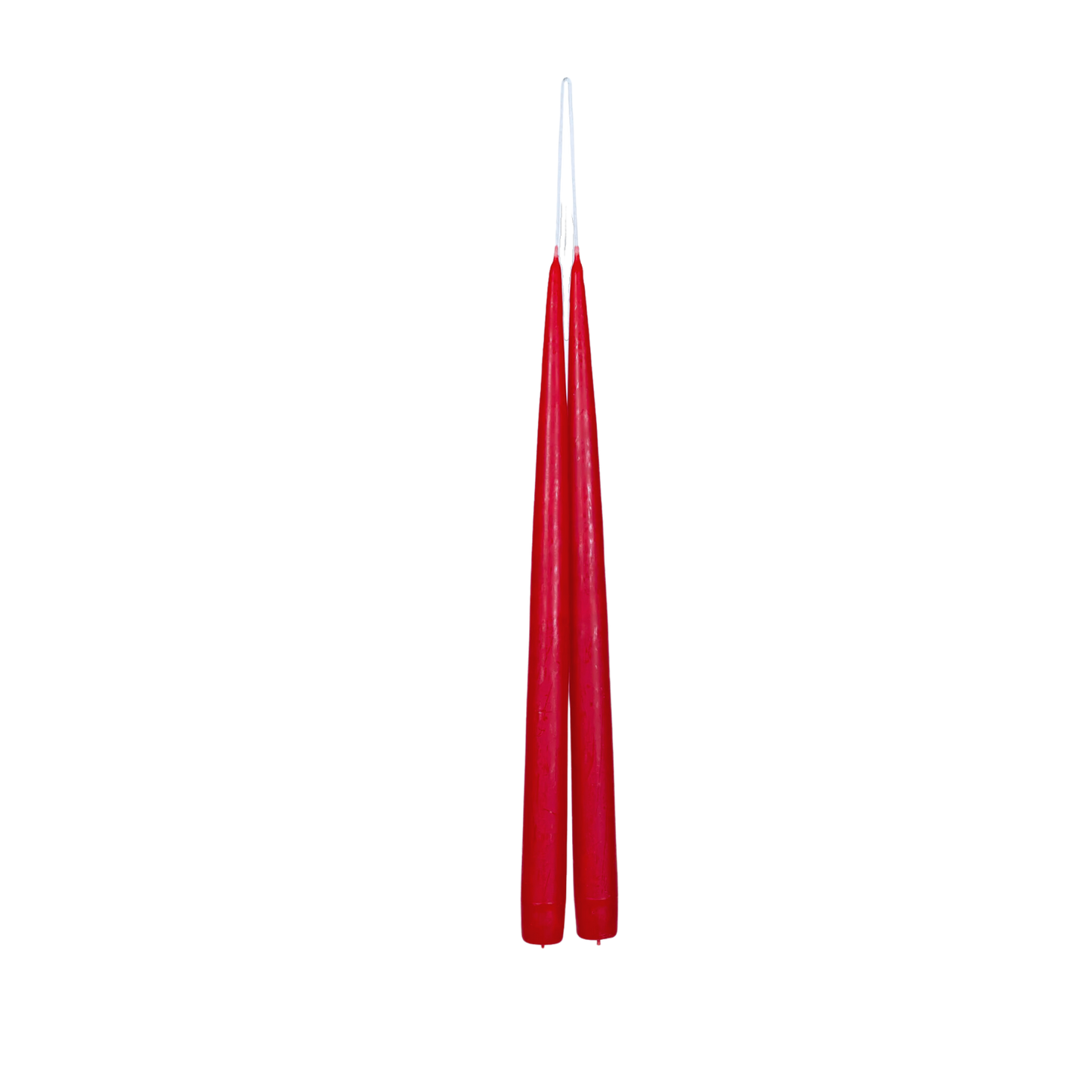 Hand Dipped Taper Candle - 13" - Holly Red