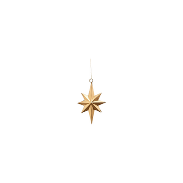 Antique Brass Star Tree Decoration