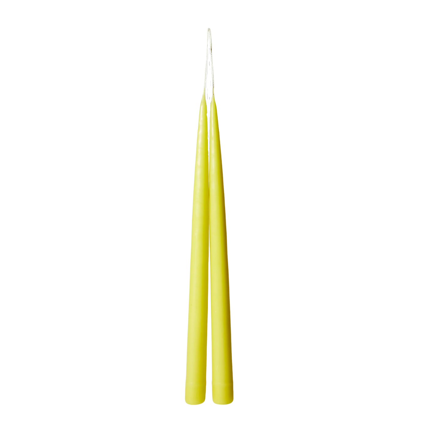 Hand Dipped Taper Candle - 13" - Chartreuse