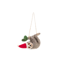 Felt Tree Decoration - Hanging Sloth