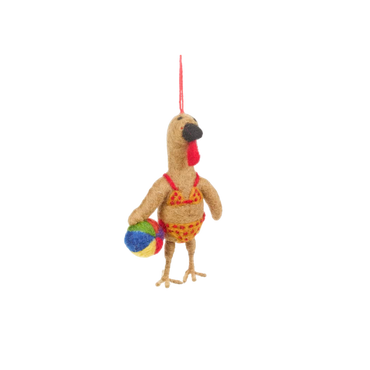 Felt Tree Decoration - Tropical Turkey
