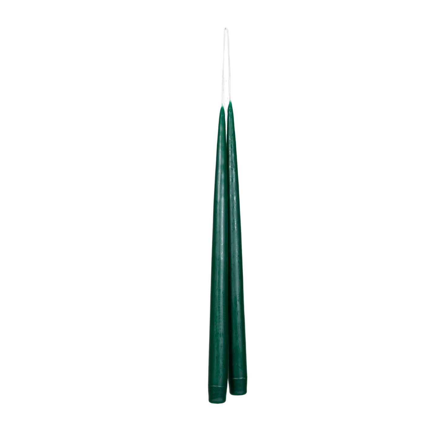 Hand Dipped Taper Candle - 13" - Forest Green