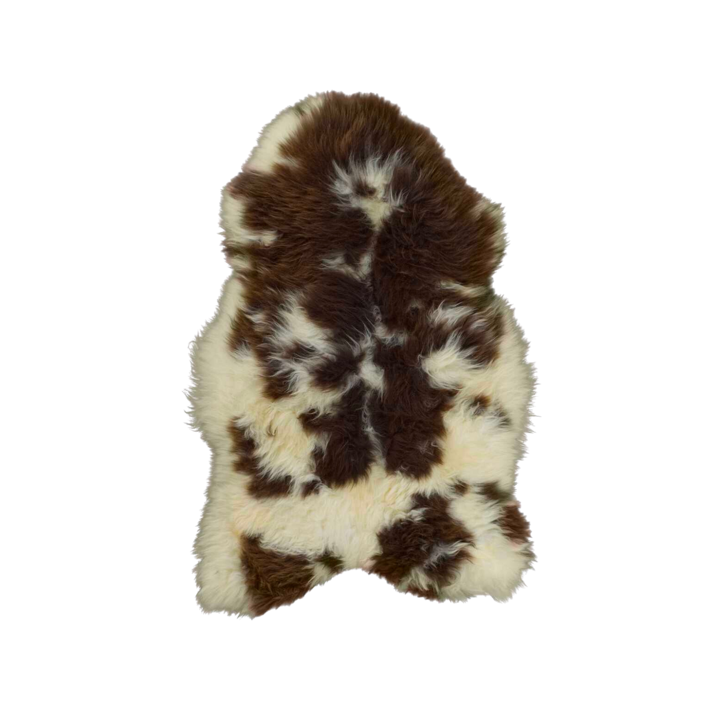 Mixed Brown / White / Beige  Icelandic sheepskin