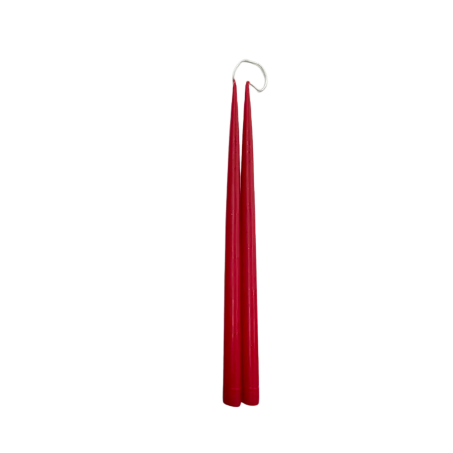 Hand Dipped Taper Candle - 13" - Wine Red