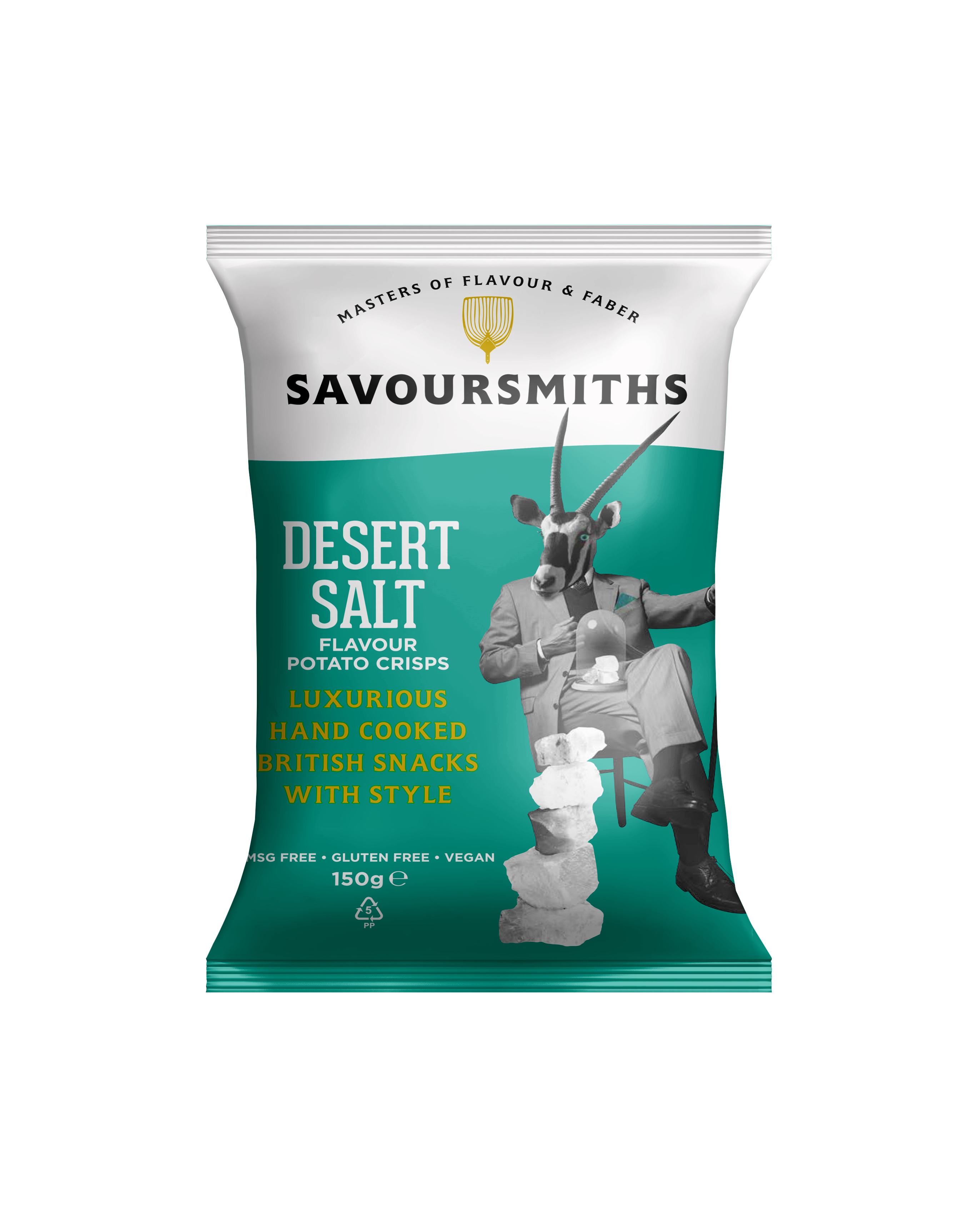 Savoursmiths Desert Salt Potato Crisps 5.29oz