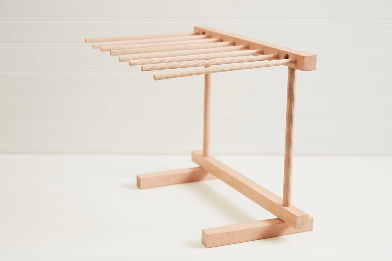 Italian Beechwood Collapsible Pasta Drying Rack